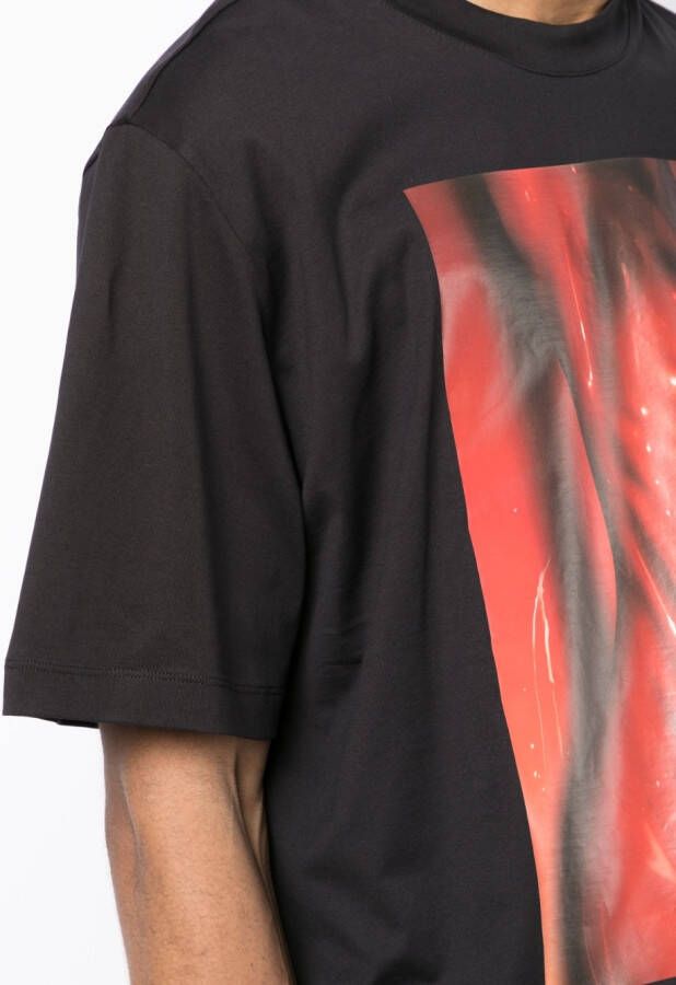 JORDANLUCA T-shirt met print Zwart