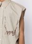 JORDANLUCA T-shirt met doodskopprint Beige - Thumbnail 5