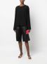 JOSEPH Blouse met gesmockte hals Zwart - Thumbnail 2