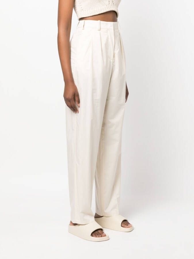 JOSEPH High waist broek Wit