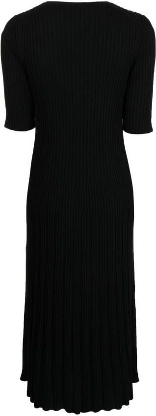JOSEPH Ribgebreide jurk Zwart
