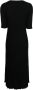 JOSEPH Ribgebreide jurk Zwart - Thumbnail 2