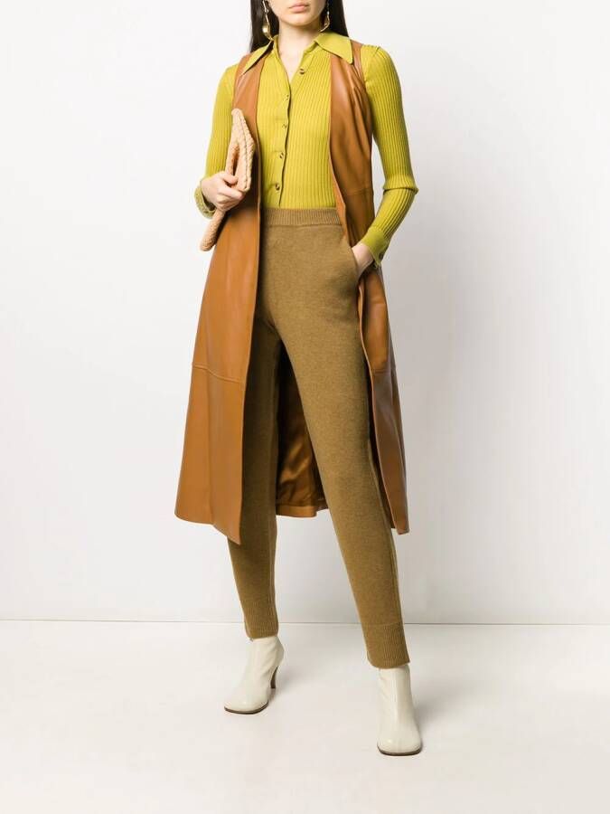 JOSEPH Slim-fit broek Bruin