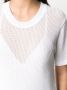 JOSEPH T-shirt met mesh Wit - Thumbnail 5