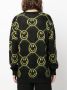 Joshua Sanders Intarsia trui Zwart - Thumbnail 4