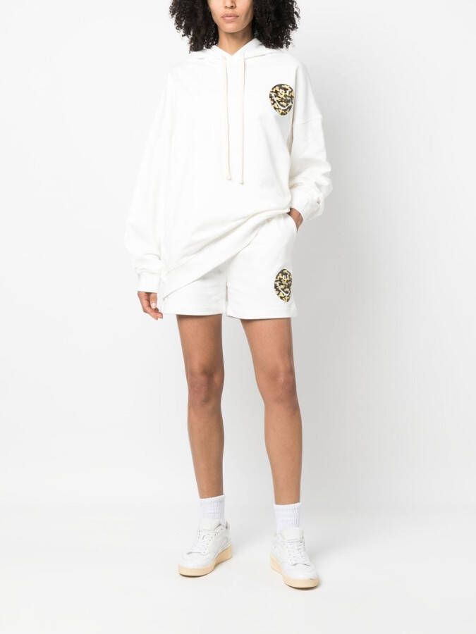 Joshua Sanders Hoodie met trekkoord Wit