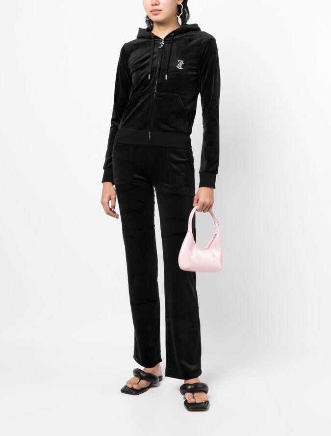 Juicy Couture Fluwelen joggingbroek Zwart