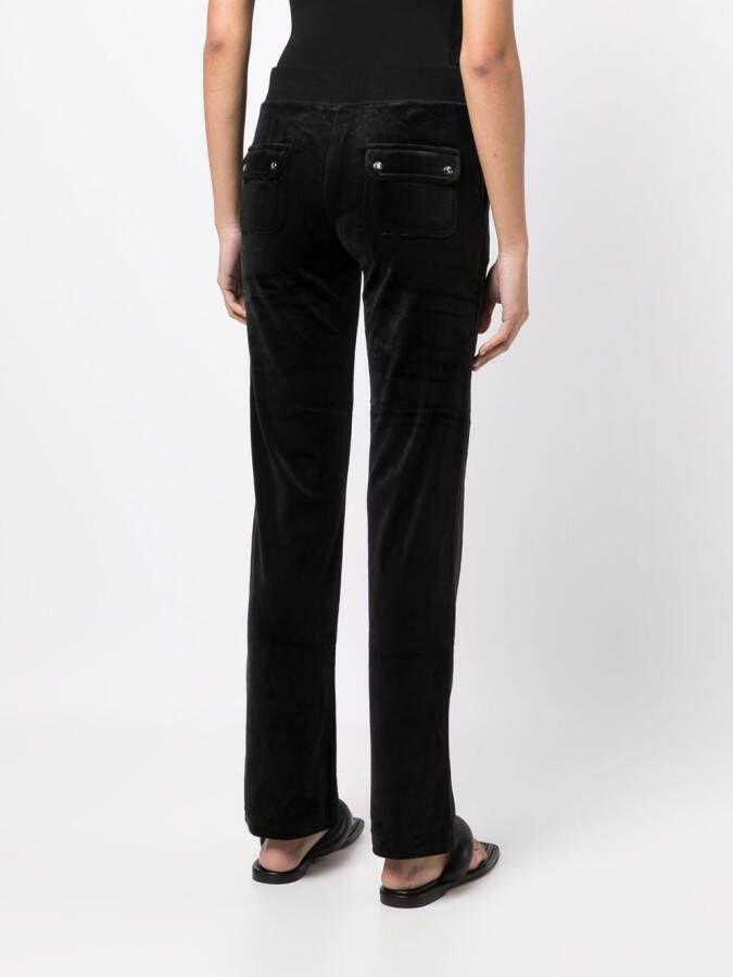 Juicy Couture Fluwelen joggingbroek Zwart