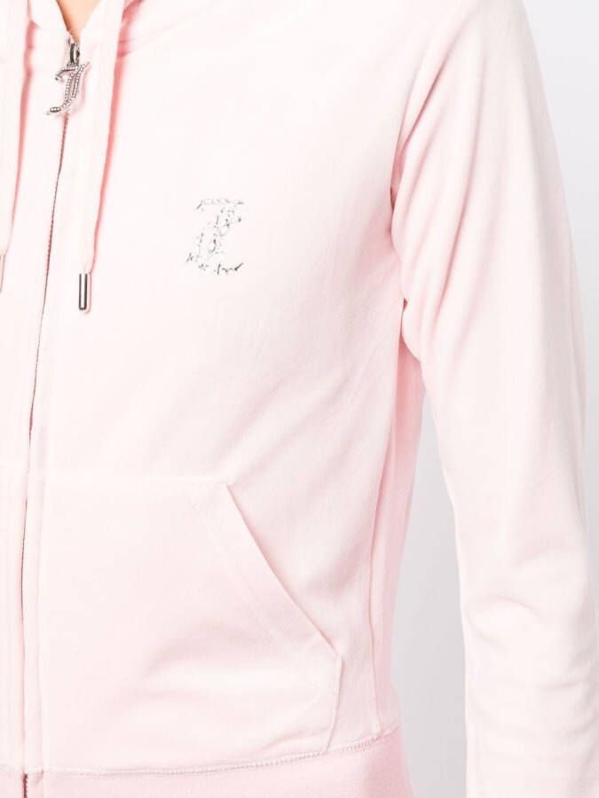 Juicy Couture Hoodie met rits Roze