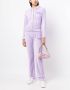 Juicy Couture Robertson fluwelen hoodie met rits Paars - Thumbnail 2