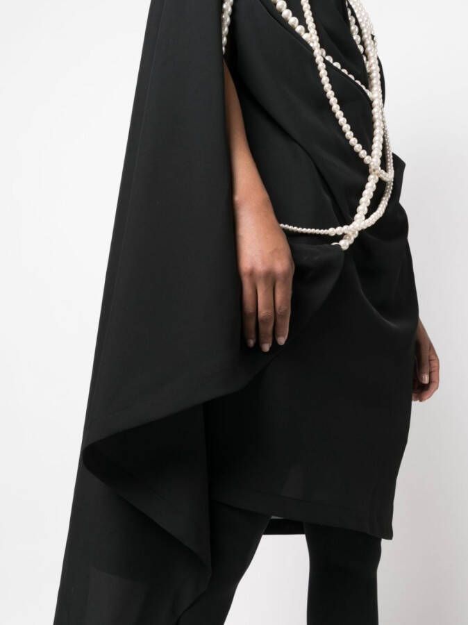 Junya Watanabe Asymmetrische mini-jurk Zwart
