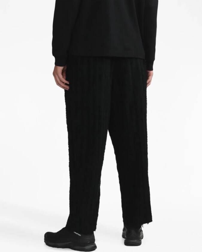 Junya Watanabe MAN Broek met wijde pijpen Zwart