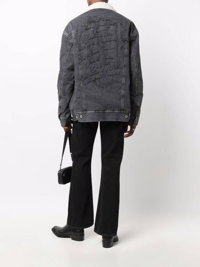 Junya Watanabe MAN Denim jack Zwart