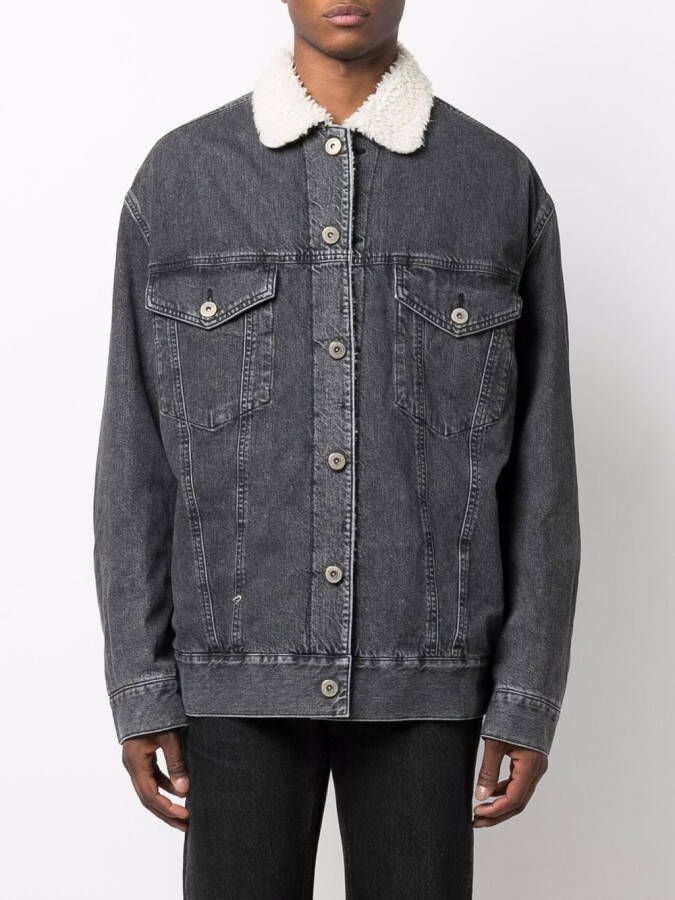 Junya Watanabe MAN Denim jack Zwart