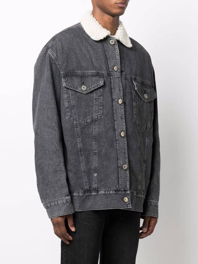Junya Watanabe MAN Denim jack Zwart