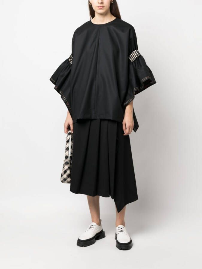 Junya Watanabe Wollen blouse Zwart