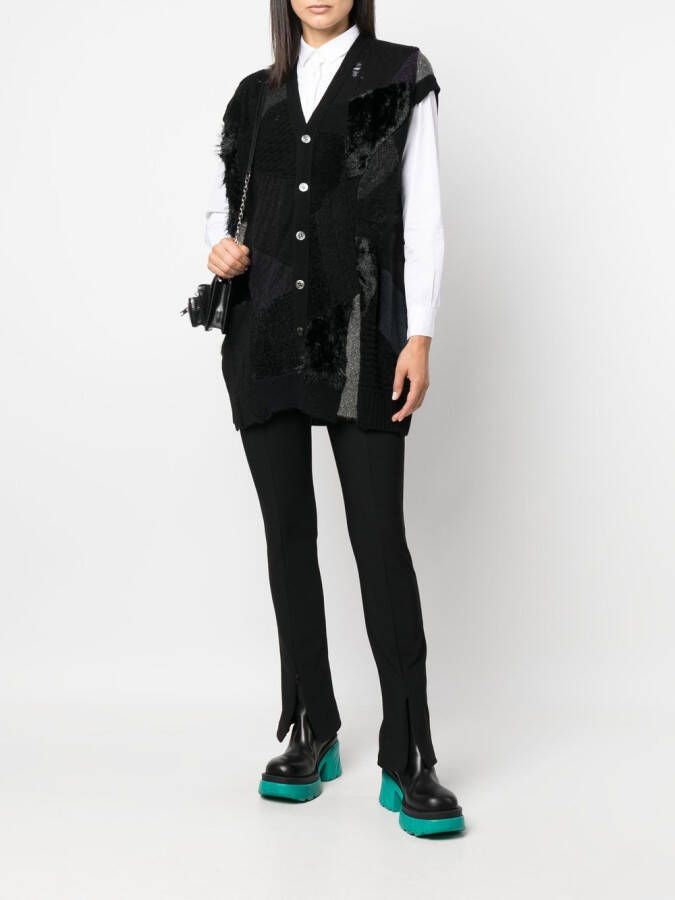 Junya Watanabe Hemd met patch Zwart