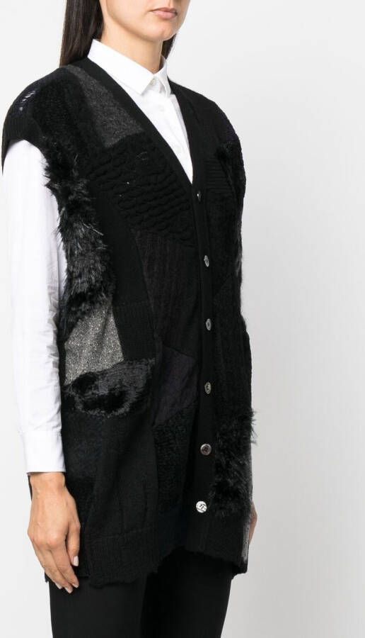 Junya Watanabe Hemd met patch Zwart
