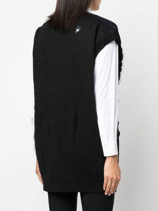Junya Watanabe Hemd met patch Zwart