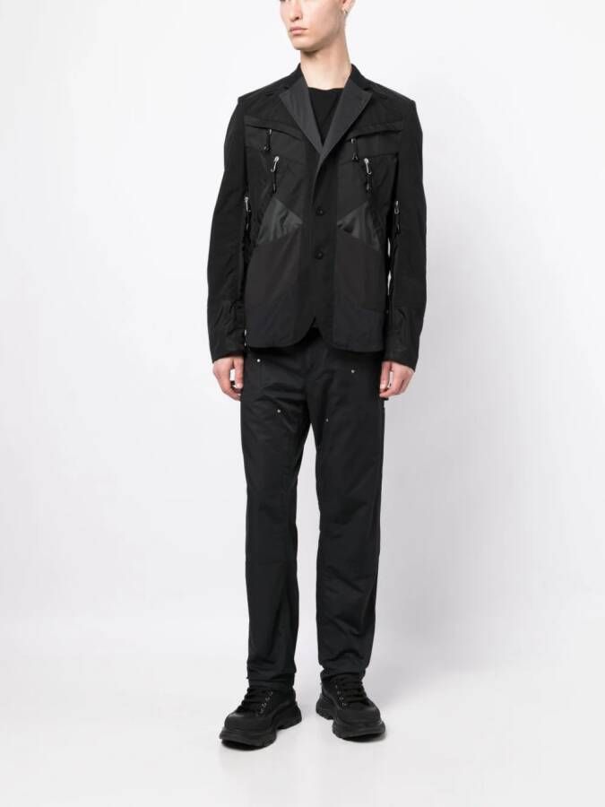 Junya Watanabe MAN Blazer met enkele rij knopen Zwart