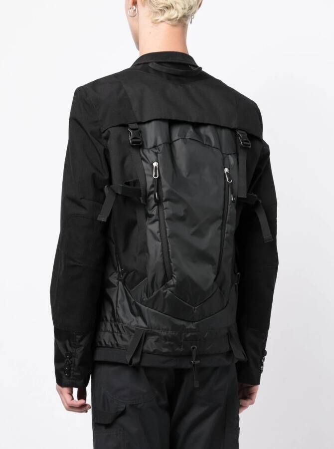Junya Watanabe MAN Blazer met enkele rij knopen Zwart