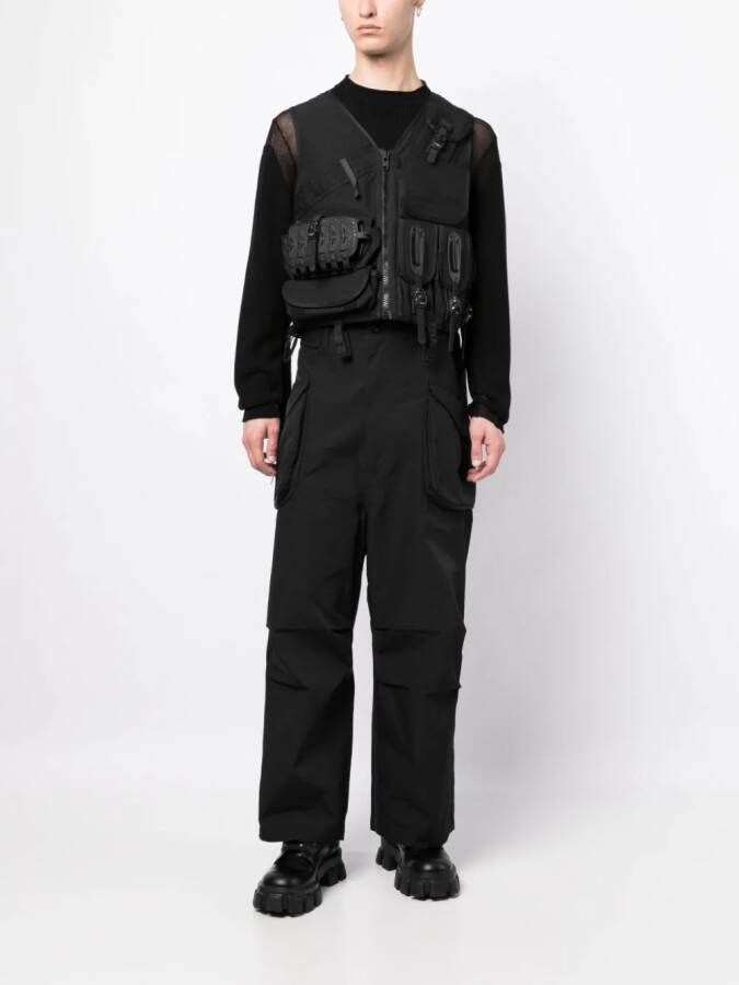 Junya Watanabe MAN Bodywarmer met V-hals Zwart