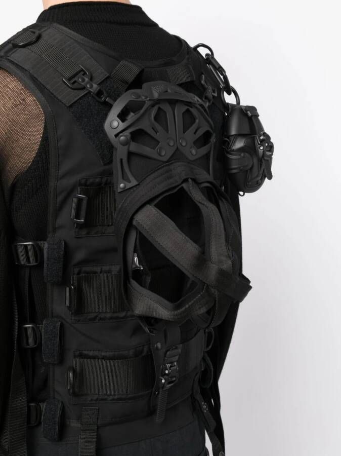 Junya Watanabe MAN Bodywarmer met V-hals Zwart