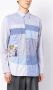 Junya Watanabe MAN Gestreept overhemd Blauw - Thumbnail 3