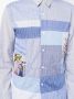 Junya Watanabe MAN Gestreept overhemd Blauw - Thumbnail 5