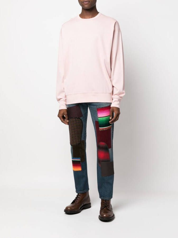 Junya Watanabe MAN Jeans met patchwork Blauw