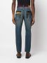 Junya Watanabe MAN Jeans met patchwork Blauw - Thumbnail 4
