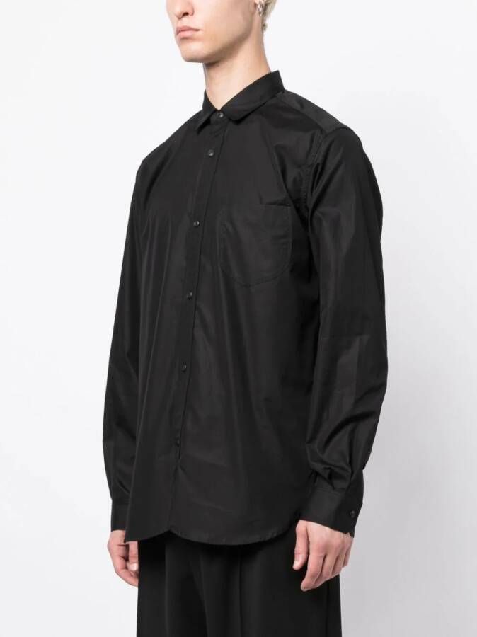 Junya Watanabe MAN Katoenen overhemd Zwart
