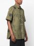Junya Watanabe MAN Overhemd met korte mouwen Groen - Thumbnail 3