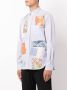 Junya Watanabe MAN Overhemd met patchwork Blauw - Thumbnail 3