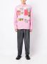 Junya Watanabe MAN Overhemd met patchwork Roze - Thumbnail 2