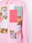 Junya Watanabe MAN Overhemd met patchwork Roze - Thumbnail 5