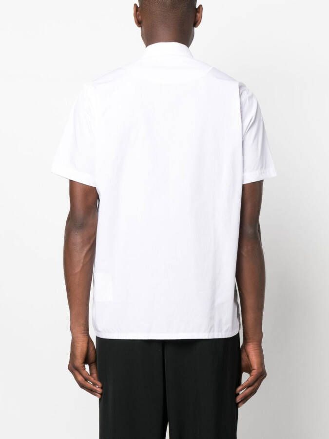 Junya Watanabe MAN Overhemd met patchwork Wit