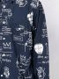 Junya Watanabe MAN Overhemd met print Blauw - Thumbnail 5