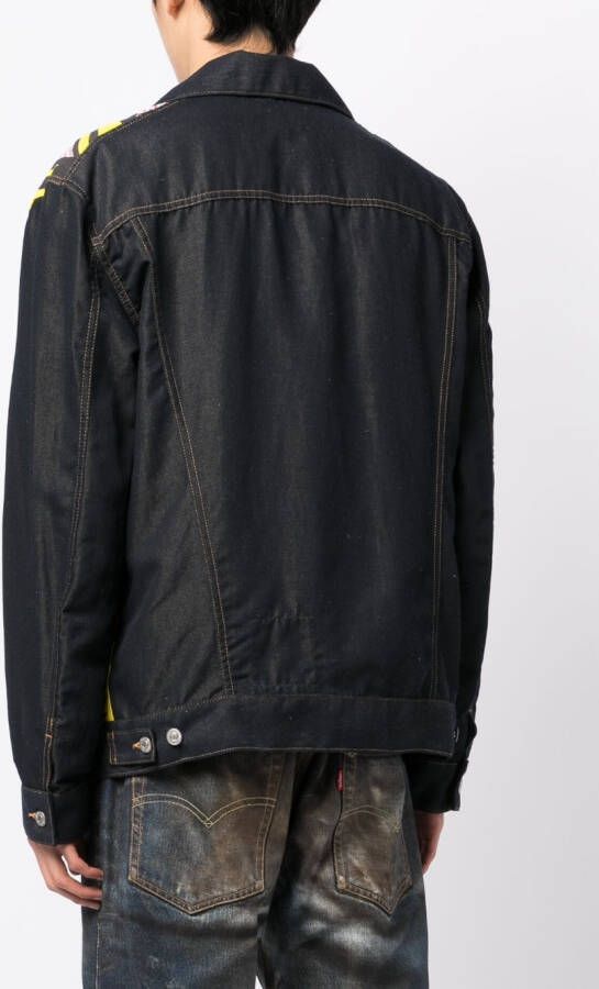 Junya Watanabe MAN Button-up jack Blauw
