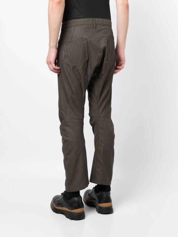Junya Watanabe MAN Gestreepte broek Bruin