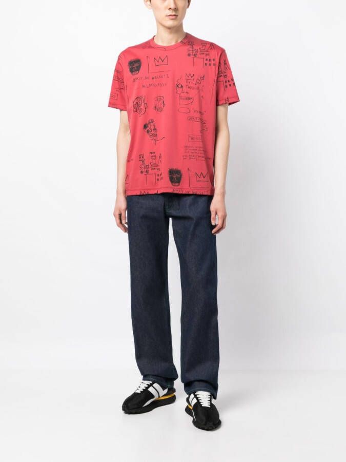 Junya Watanabe MAN T-shirt met print Blauw