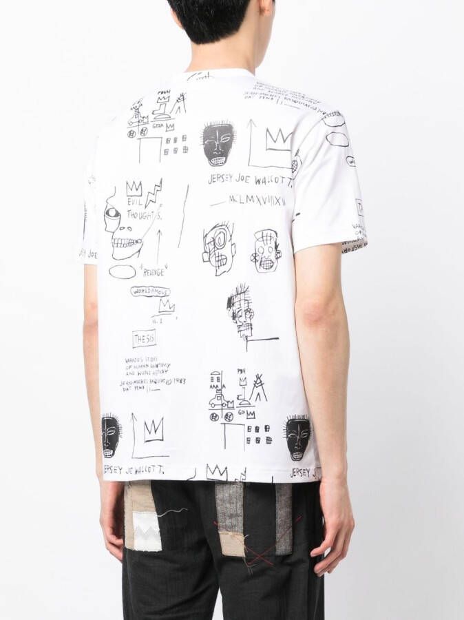Junya Watanabe MAN T-shirt met print Wit