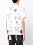 Junya Watanabe MAN T-shirt met print Wit - Thumbnail 4