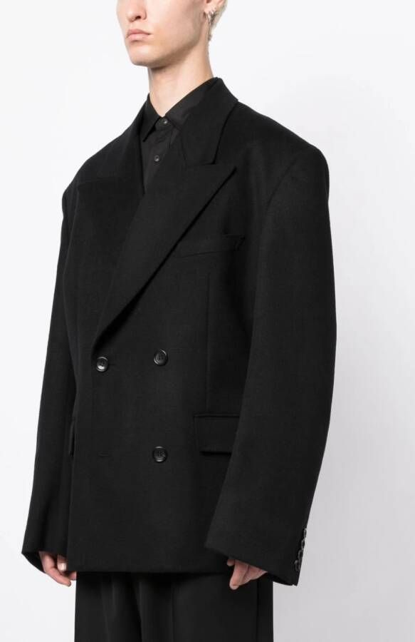 Junya Watanabe MAN Blazer met dubbele rij knopen Zwart