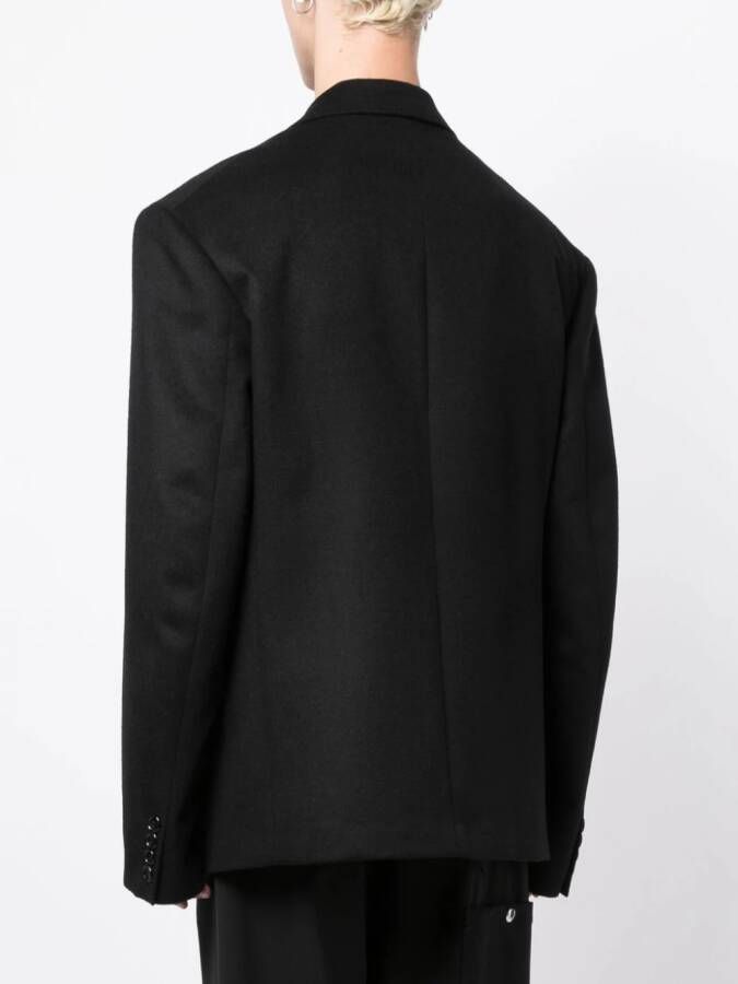 Junya Watanabe MAN Blazer met dubbele rij knopen Zwart