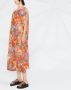 Junya Watanabe Maxi-jurk met bloemenprint Rood - Thumbnail 4