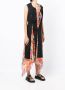 Junya Watanabe Midi-jurk met bloemenprint Zwart - Thumbnail 3