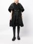 Junya Watanabe Midi-jurk met ruches Zwart - Thumbnail 2