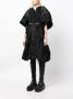 Junya Watanabe Midi-jurk met ruches Zwart - Thumbnail 3