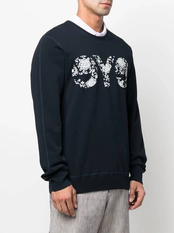 Junya Watanabe MAN Sweater met logoprint Blauw